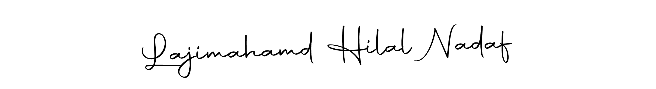 Once you've used our free online signature maker to create your best signature Autography-DOLnW style, it's time to enjoy all of the benefits that Lajimahamd Hilal Nadaf name signing documents. Lajimahamd Hilal Nadaf signature style 10 images and pictures png