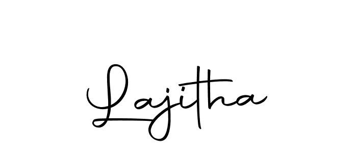 Make a beautiful signature design for name Lajitha. Use this online signature maker to create a handwritten signature for free. Lajitha signature style 10 images and pictures png