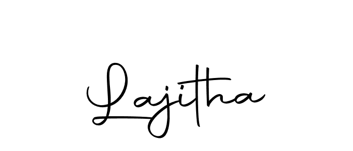 Make a beautiful signature design for name Lajitha. Use this online signature maker to create a handwritten signature for free. Lajitha signature style 10 images and pictures png