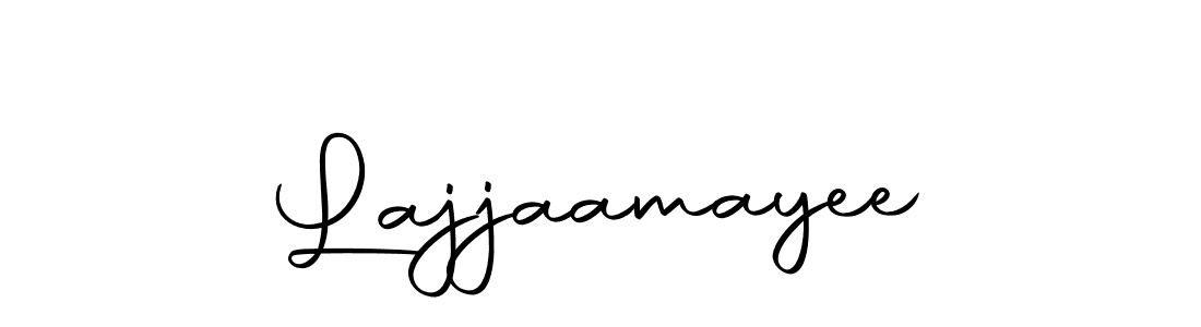 Lajjaamayee stylish signature style. Best Handwritten Sign (Autography-DOLnW) for my name. Handwritten Signature Collection Ideas for my name Lajjaamayee. Lajjaamayee signature style 10 images and pictures png