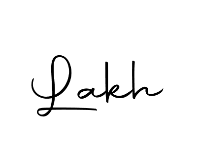 How to make Lakh name signature. Use Autography-DOLnW style for creating short signs online. This is the latest handwritten sign. Lakh signature style 10 images and pictures png