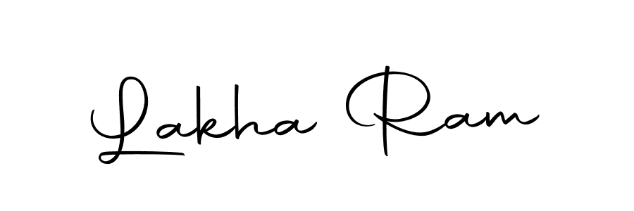 Use a signature maker to create a handwritten signature online. With this signature software, you can design (Autography-DOLnW) your own signature for name Lakha Ram. Lakha Ram signature style 10 images and pictures png