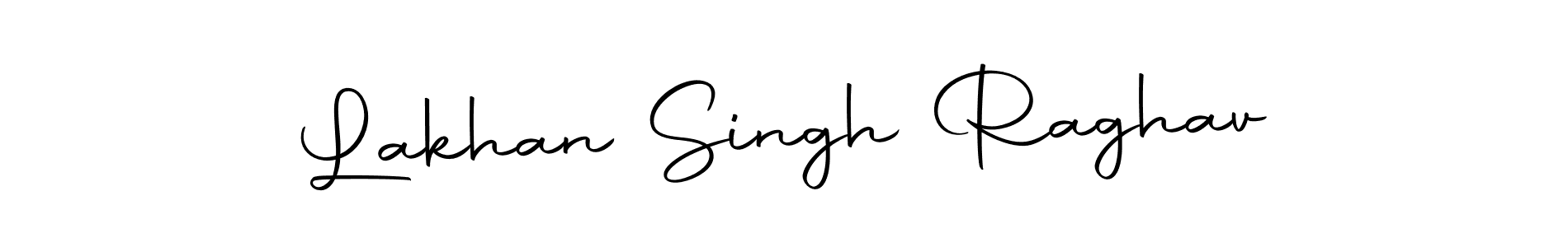 How to make Lakhan Singh Raghav name signature. Use Autography-DOLnW style for creating short signs online. This is the latest handwritten sign. Lakhan Singh Raghav signature style 10 images and pictures png