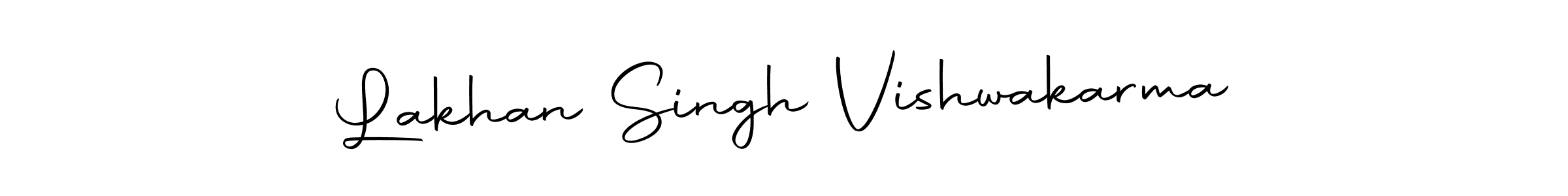 Create a beautiful signature design for name Lakhan Singh Vishwakarma. With this signature (Autography-DOLnW) fonts, you can make a handwritten signature for free. Lakhan Singh Vishwakarma signature style 10 images and pictures png