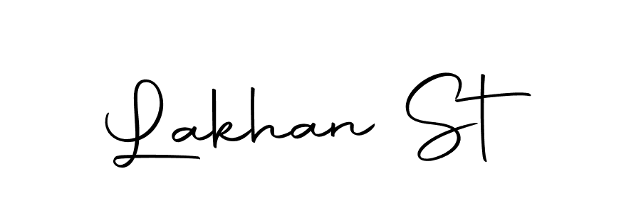 Make a beautiful signature design for name Lakhan St. Use this online signature maker to create a handwritten signature for free. Lakhan St signature style 10 images and pictures png