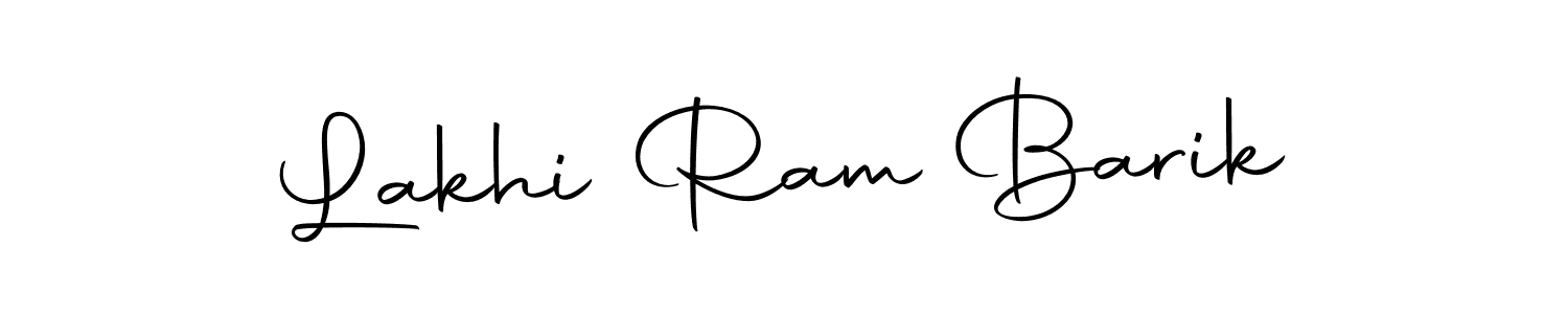 Create a beautiful signature design for name Lakhi Ram Barik. With this signature (Autography-DOLnW) fonts, you can make a handwritten signature for free. Lakhi Ram Barik signature style 10 images and pictures png