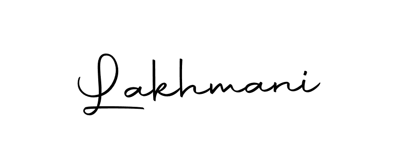 Design your own signature with our free online signature maker. With this signature software, you can create a handwritten (Autography-DOLnW) signature for name Lakhmani. Lakhmani signature style 10 images and pictures png