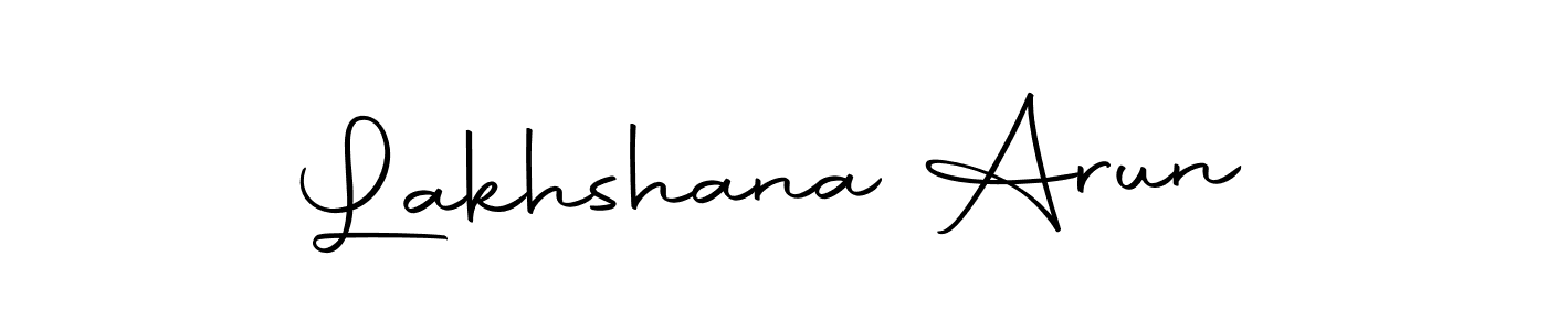 The best way (Autography-DOLnW) to make a short signature is to pick only two or three words in your name. The name Lakhshana Arun include a total of six letters. For converting this name. Lakhshana Arun signature style 10 images and pictures png