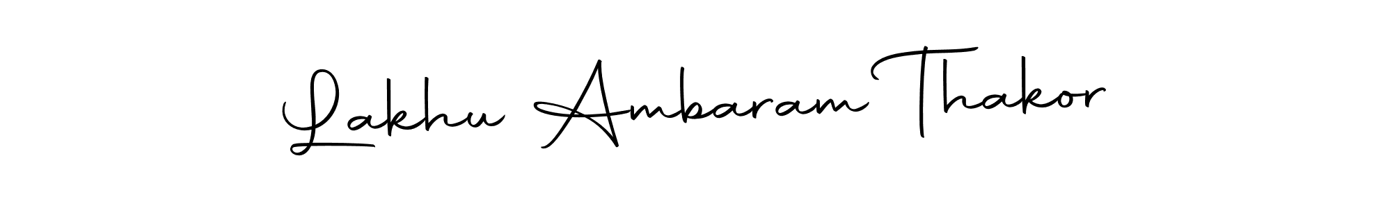 Also we have Lakhu Ambaram Thakor name is the best signature style. Create professional handwritten signature collection using Autography-DOLnW autograph style. Lakhu Ambaram Thakor signature style 10 images and pictures png