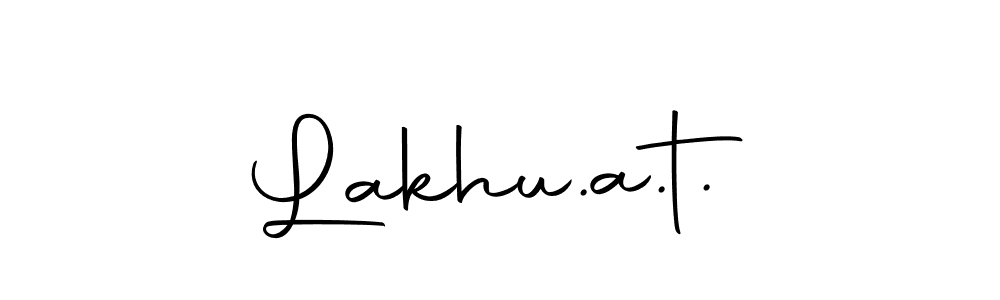 Lakhu.a.t. stylish signature style. Best Handwritten Sign (Autography-DOLnW) for my name. Handwritten Signature Collection Ideas for my name Lakhu.a.t.. Lakhu.a.t. signature style 10 images and pictures png