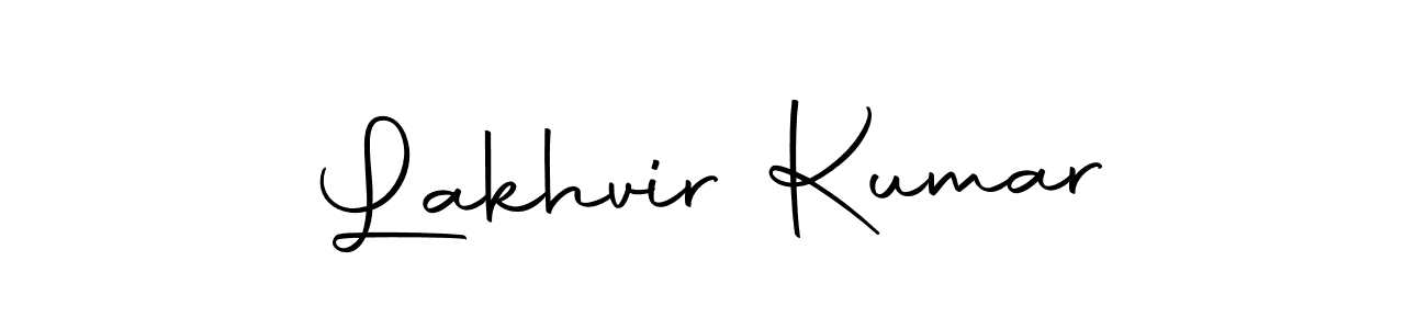 How to make Lakhvir Kumar name signature. Use Autography-DOLnW style for creating short signs online. This is the latest handwritten sign. Lakhvir Kumar signature style 10 images and pictures png
