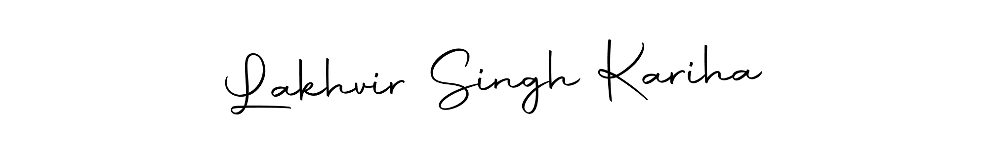 Autography-DOLnW is a professional signature style that is perfect for those who want to add a touch of class to their signature. It is also a great choice for those who want to make their signature more unique. Get Lakhvir Singh Kariha name to fancy signature for free. Lakhvir Singh Kariha signature style 10 images and pictures png