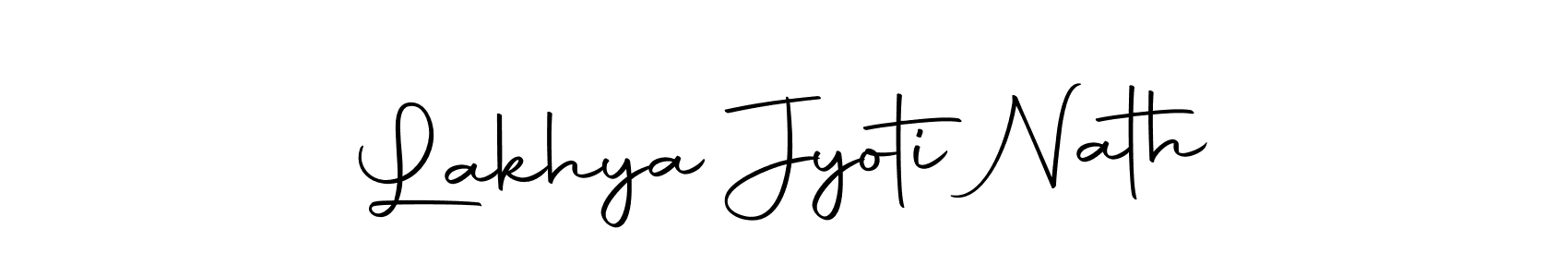 Use a signature maker to create a handwritten signature online. With this signature software, you can design (Autography-DOLnW) your own signature for name Lakhya Jyoti Nath. Lakhya Jyoti Nath signature style 10 images and pictures png