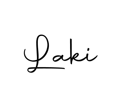 You should practise on your own different ways (Autography-DOLnW) to write your name (Laki) in signature. don't let someone else do it for you. Laki signature style 10 images and pictures png