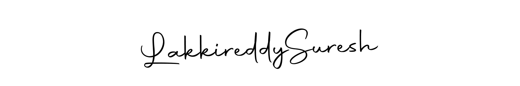 Make a beautiful signature design for name Lakkireddy  Suresh. With this signature (Autography-DOLnW) style, you can create a handwritten signature for free. Lakkireddy  Suresh signature style 10 images and pictures png