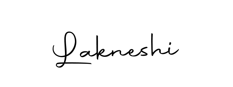 Use a signature maker to create a handwritten signature online. With this signature software, you can design (Autography-DOLnW) your own signature for name Lakneshi. Lakneshi signature style 10 images and pictures png