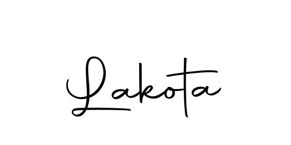 Design your own signature with our free online signature maker. With this signature software, you can create a handwritten (Autography-DOLnW) signature for name Lakota. Lakota signature style 10 images and pictures png