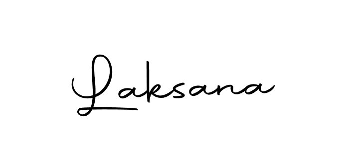 Use a signature maker to create a handwritten signature online. With this signature software, you can design (Autography-DOLnW) your own signature for name Laksana. Laksana signature style 10 images and pictures png