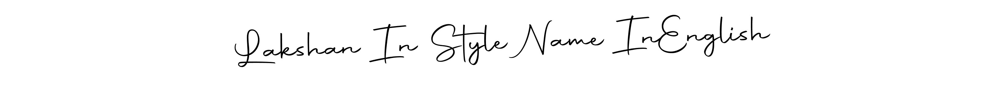 How to make Lakshan In Style Name In  English name signature. Use Autography-DOLnW style for creating short signs online. This is the latest handwritten sign. Lakshan In Style Name In  English signature style 10 images and pictures png