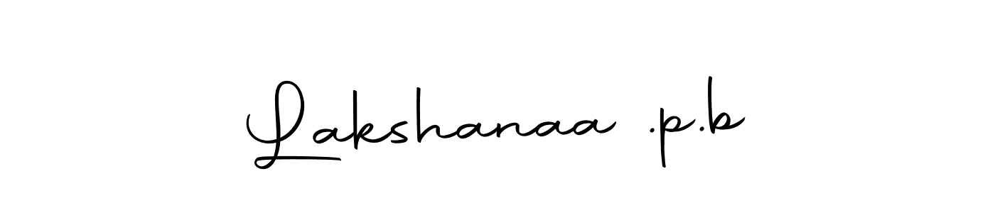 How to make Lakshanaa .p.b signature? Autography-DOLnW is a professional autograph style. Create handwritten signature for Lakshanaa .p.b name. Lakshanaa .p.b signature style 10 images and pictures png