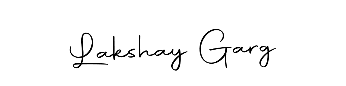 Design your own signature with our free online signature maker. With this signature software, you can create a handwritten (Autography-DOLnW) signature for name Lakshay Garg. Lakshay Garg signature style 10 images and pictures png