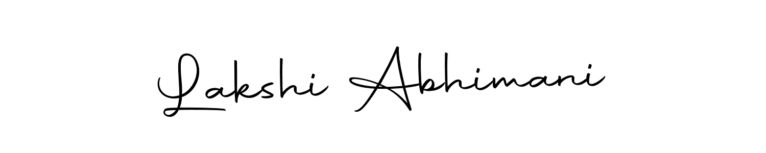 How to make Lakshi Abhimani signature? Autography-DOLnW is a professional autograph style. Create handwritten signature for Lakshi Abhimani name. Lakshi Abhimani signature style 10 images and pictures png