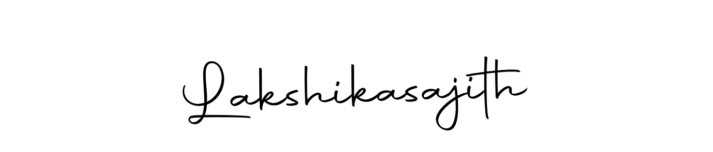 Create a beautiful signature design for name Lakshikasajith. With this signature (Autography-DOLnW) fonts, you can make a handwritten signature for free. Lakshikasajith signature style 10 images and pictures png