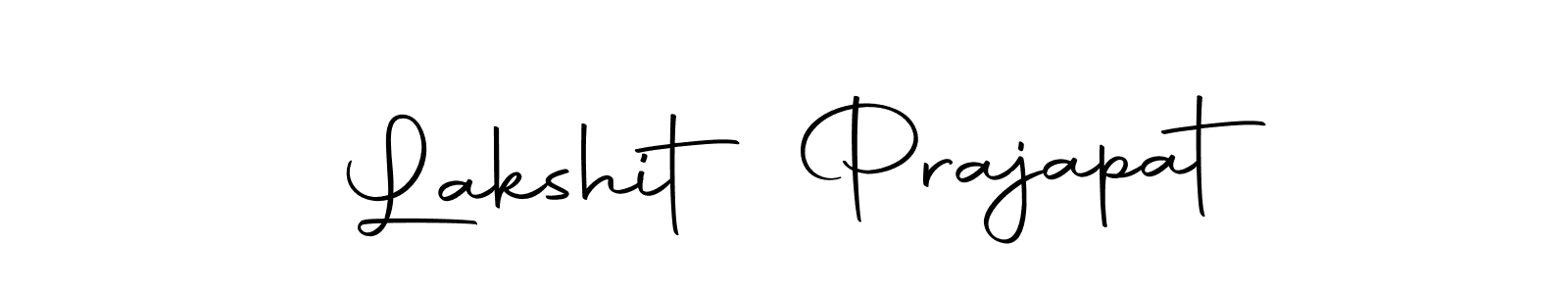 Make a beautiful signature design for name Lakshit Prajapat. With this signature (Autography-DOLnW) style, you can create a handwritten signature for free. Lakshit Prajapat signature style 10 images and pictures png