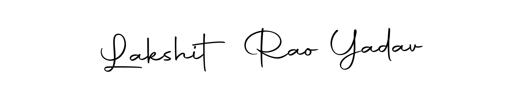 Make a beautiful signature design for name Lakshit Rao Yadav. With this signature (Autography-DOLnW) style, you can create a handwritten signature for free. Lakshit Rao Yadav signature style 10 images and pictures png