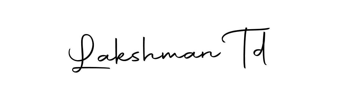 if you are searching for the best signature style for your name Lakshman Td. so please give up your signature search. here we have designed multiple signature styles  using Autography-DOLnW. Lakshman Td signature style 10 images and pictures png