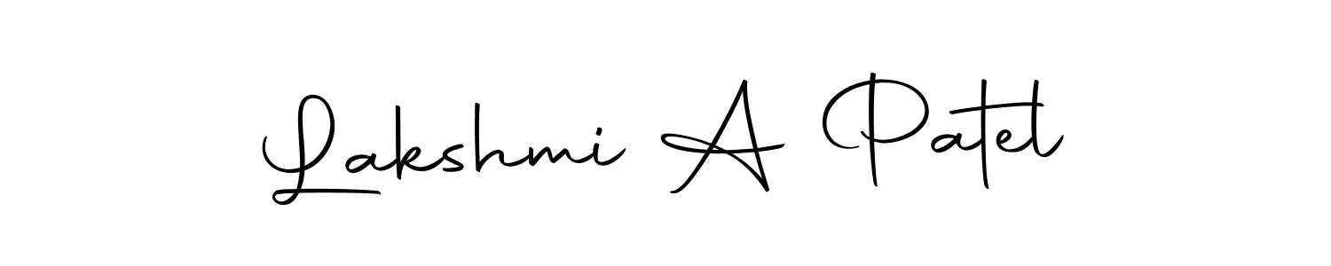 You should practise on your own different ways (Autography-DOLnW) to write your name (Lakshmi A Patel) in signature. don't let someone else do it for you. Lakshmi A Patel signature style 10 images and pictures png