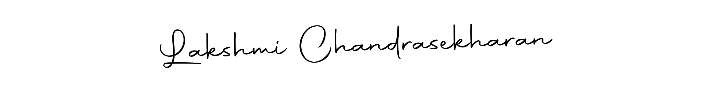 Make a beautiful signature design for name Lakshmi Chandrasekharan. With this signature (Autography-DOLnW) style, you can create a handwritten signature for free. Lakshmi Chandrasekharan signature style 10 images and pictures png