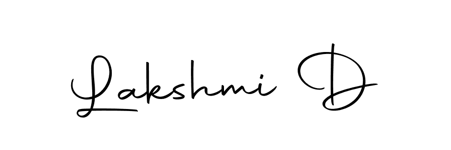 Lakshmi D stylish signature style. Best Handwritten Sign (Autography-DOLnW) for my name. Handwritten Signature Collection Ideas for my name Lakshmi D. Lakshmi D signature style 10 images and pictures png