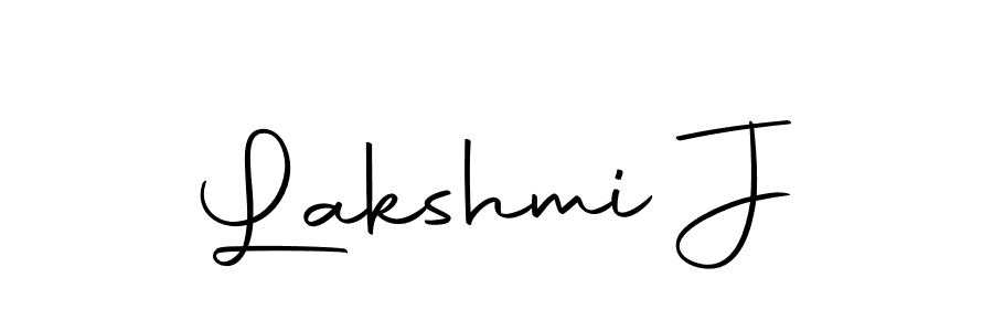 Make a beautiful signature design for name Lakshmi J. With this signature (Autography-DOLnW) style, you can create a handwritten signature for free. Lakshmi J signature style 10 images and pictures png