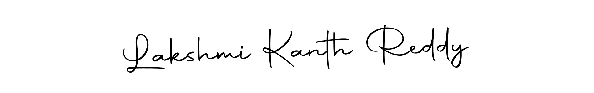 Make a short Lakshmi Kanth Reddy signature style. Manage your documents anywhere anytime using Autography-DOLnW. Create and add eSignatures, submit forms, share and send files easily. Lakshmi Kanth Reddy signature style 10 images and pictures png