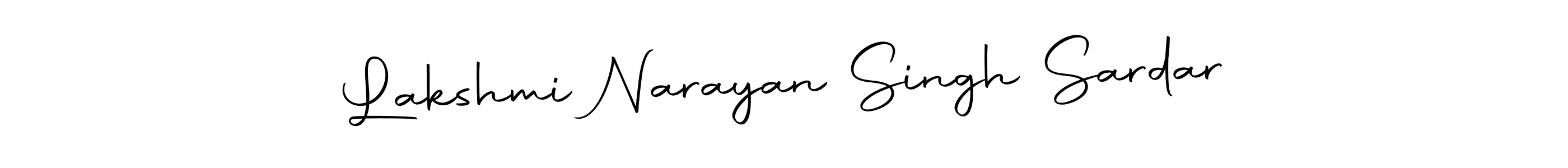 Make a beautiful signature design for name Lakshmi Narayan Singh Sardar. Use this online signature maker to create a handwritten signature for free. Lakshmi Narayan Singh Sardar signature style 10 images and pictures png