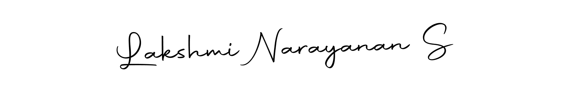 Autography-DOLnW is a professional signature style that is perfect for those who want to add a touch of class to their signature. It is also a great choice for those who want to make their signature more unique. Get Lakshmi Narayanan S name to fancy signature for free. Lakshmi Narayanan S signature style 10 images and pictures png