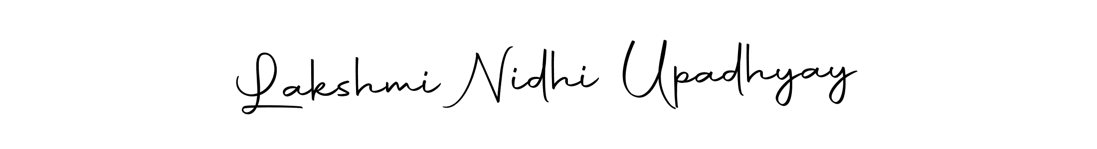 if you are searching for the best signature style for your name Lakshmi Nidhi Upadhyay. so please give up your signature search. here we have designed multiple signature styles  using Autography-DOLnW. Lakshmi Nidhi Upadhyay signature style 10 images and pictures png