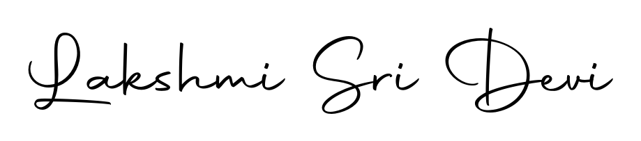 If you are searching for the best signature style for your name Lakshmi Sri Devi, here we have designed multiple signature styles using Autography-DOLnW. Lakshmi Sri Devi signature style 10 images and pictures png