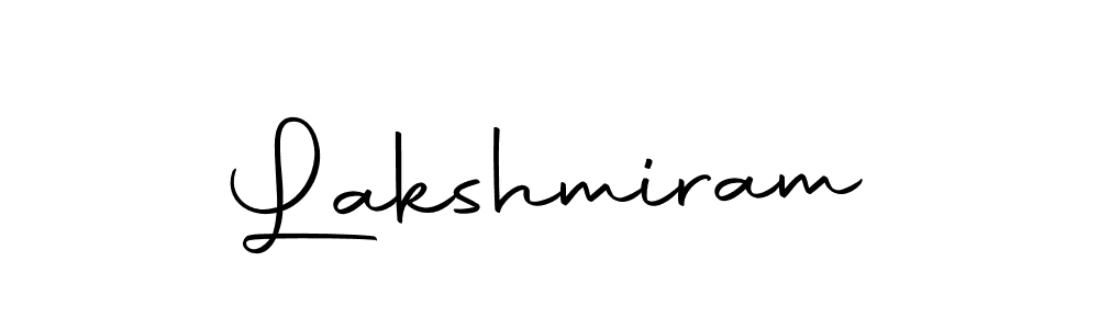 Create a beautiful signature design for name Lakshmiram. With this signature (Autography-DOLnW) fonts, you can make a handwritten signature for free. Lakshmiram signature style 10 images and pictures png