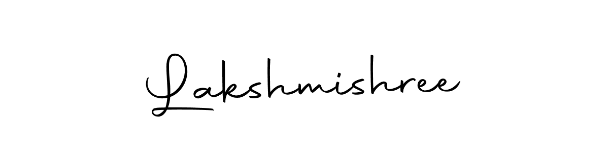 Design your own signature with our free online signature maker. With this signature software, you can create a handwritten (Autography-DOLnW) signature for name Lakshmishree. Lakshmishree signature style 10 images and pictures png