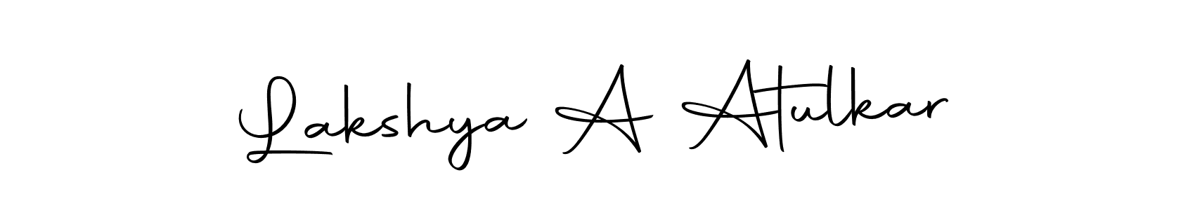 This is the best signature style for the Lakshya A Atulkar name. Also you like these signature font (Autography-DOLnW). Mix name signature. Lakshya A Atulkar signature style 10 images and pictures png