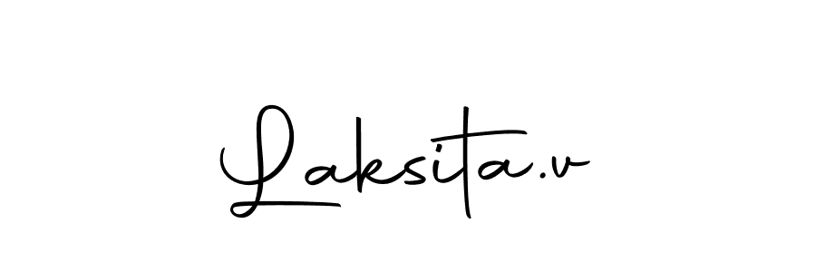 Similarly Autography-DOLnW is the best handwritten signature design. Signature creator online .You can use it as an online autograph creator for name Laksita.v. Laksita.v signature style 10 images and pictures png