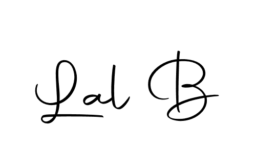 Make a beautiful signature design for name Lal B. With this signature (Autography-DOLnW) style, you can create a handwritten signature for free. Lal B signature style 10 images and pictures png