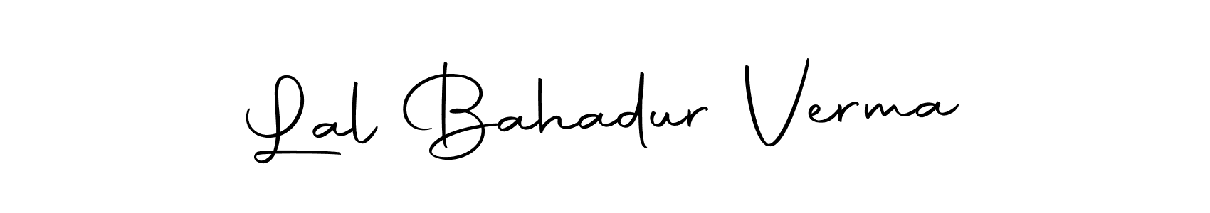 Make a short Lal Bahadur Verma signature style. Manage your documents anywhere anytime using Autography-DOLnW. Create and add eSignatures, submit forms, share and send files easily. Lal Bahadur Verma signature style 10 images and pictures png