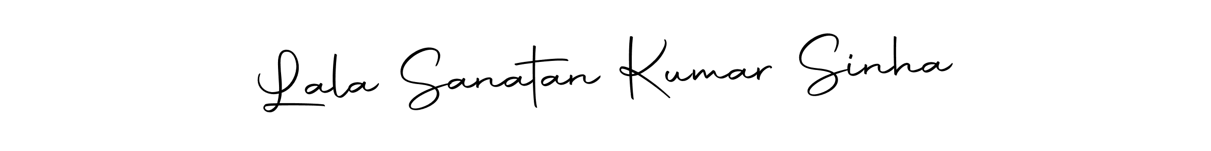 Design your own signature with our free online signature maker. With this signature software, you can create a handwritten (Autography-DOLnW) signature for name Lala Sanatan Kumar Sinha. Lala Sanatan Kumar Sinha signature style 10 images and pictures png