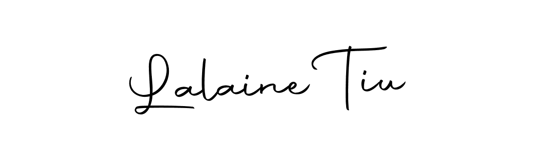 Lalaine Tiu stylish signature style. Best Handwritten Sign (Autography-DOLnW) for my name. Handwritten Signature Collection Ideas for my name Lalaine Tiu. Lalaine Tiu signature style 10 images and pictures png
