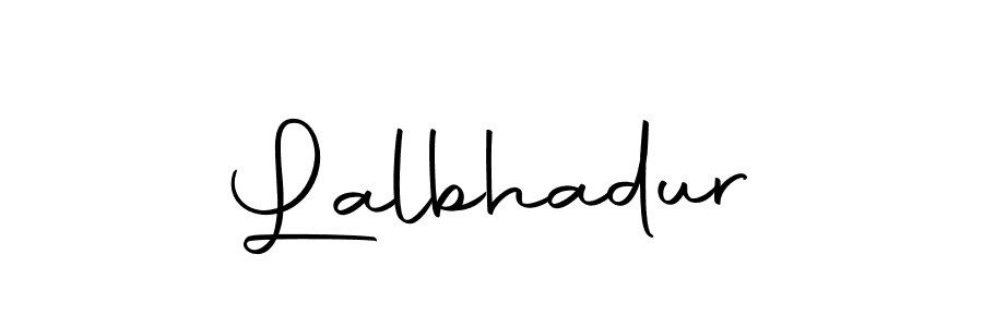 Lalbhadur stylish signature style. Best Handwritten Sign (Autography-DOLnW) for my name. Handwritten Signature Collection Ideas for my name Lalbhadur. Lalbhadur signature style 10 images and pictures png