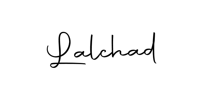 Create a beautiful signature design for name Lalchad. With this signature (Autography-DOLnW) fonts, you can make a handwritten signature for free. Lalchad signature style 10 images and pictures png