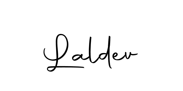 You can use this online signature creator to create a handwritten signature for the name Laldev. This is the best online autograph maker. Laldev signature style 10 images and pictures png